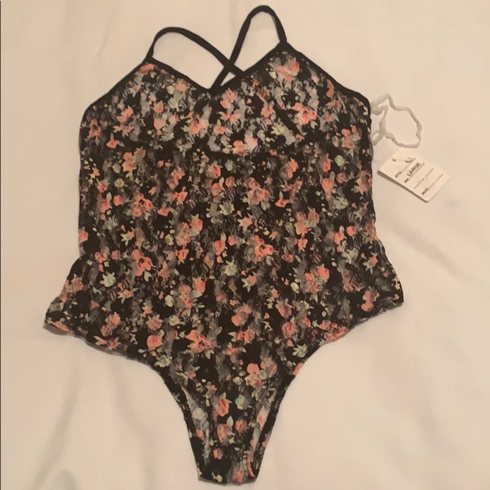 Lace Floral Bodysuit
